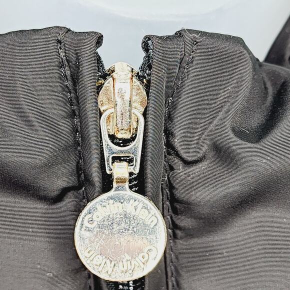 Calvin Klein Women's Black Down Puffer Zipper Front Jacket Size M Hooded - Picture 16 of 16